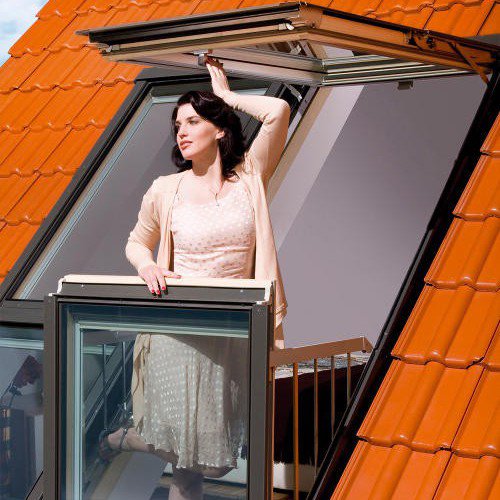 Окно-балкон FAKRO, модель FGH-V P2 Galeria