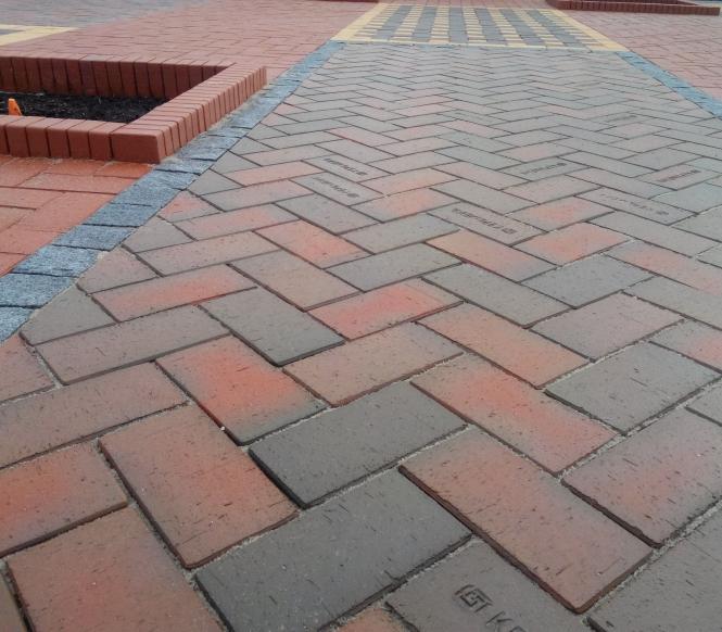 Тротуарная клинкерная брусчатка Керамейя БрукКерам Магма Гранит, 200*100*45 мм