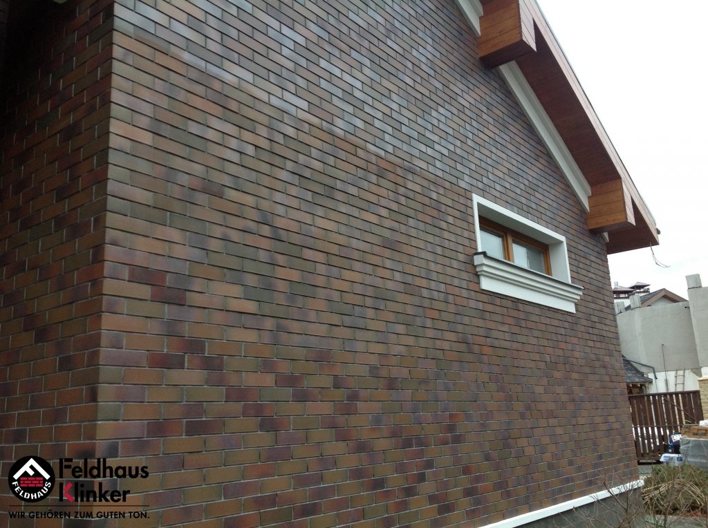 Фасадная плитка ручной формовки Feldhaus Klinker R385 cerasi maritim NF14, 240*14*71 мм