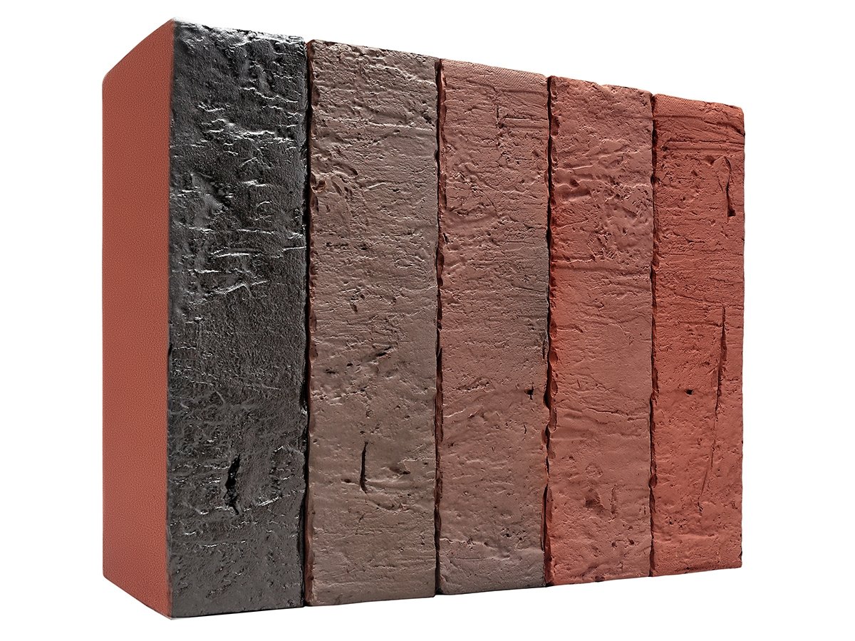 Облицовочный кирпич Кирово-Чепецк Аренберг ручной формовки полнотелый - 250x120x65 мм